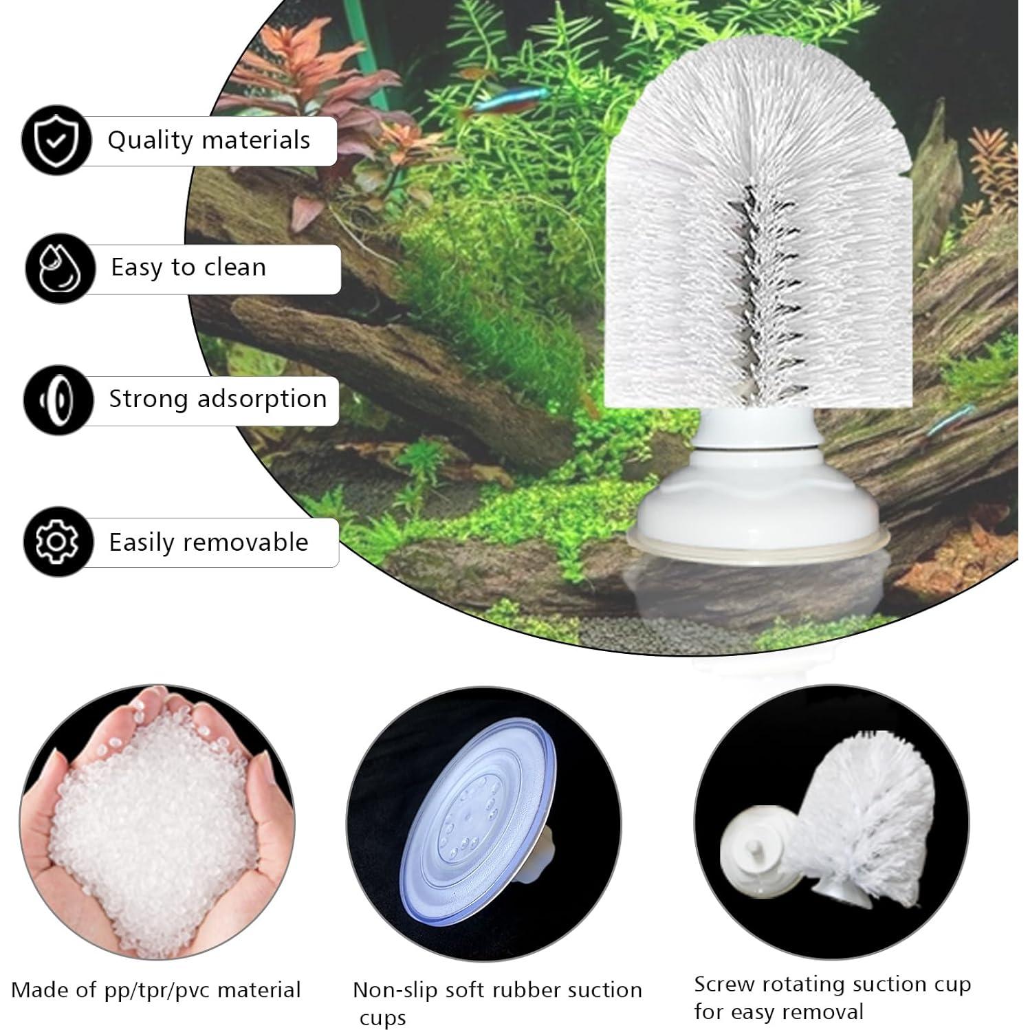 Cepillo de Limpieza para Tortugas Neacus con Ventosa Firme