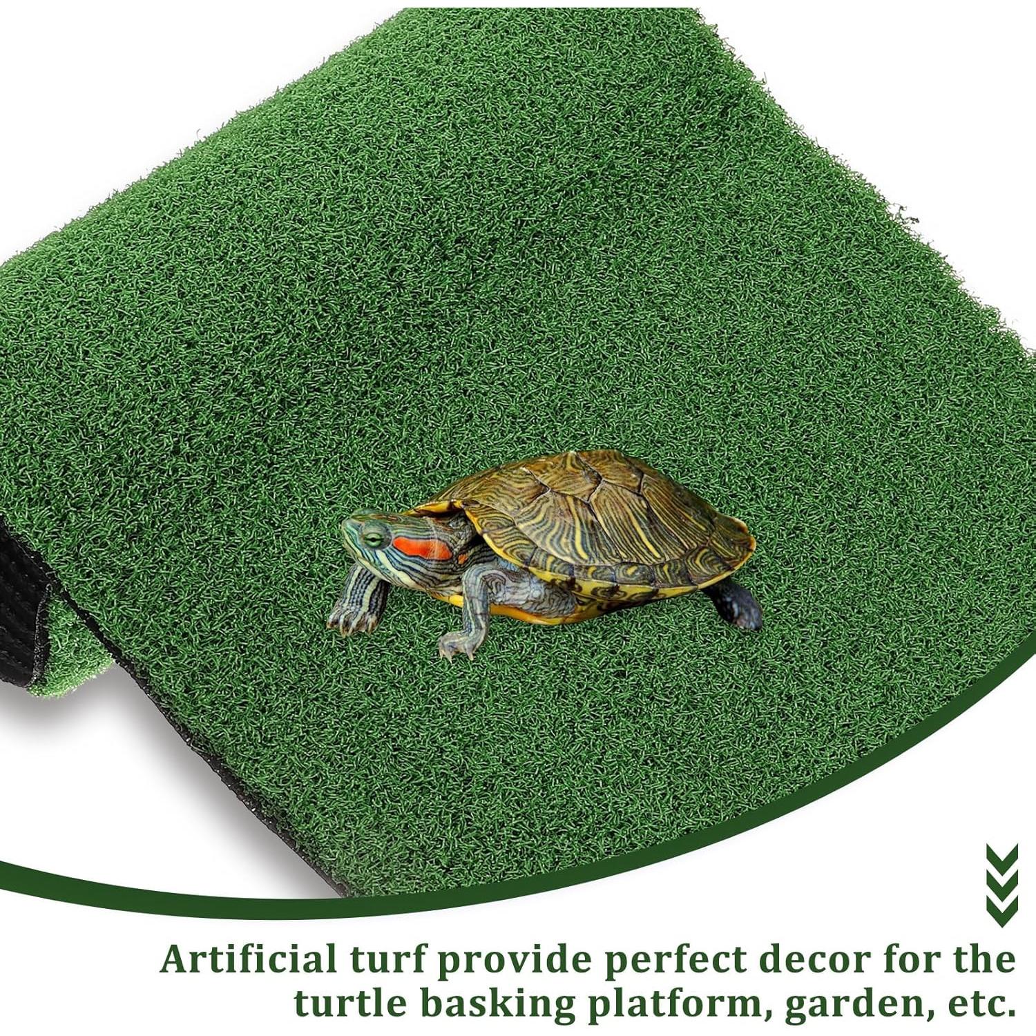 Césped Artificial Alipis para Tortugas 50x25cm Verde