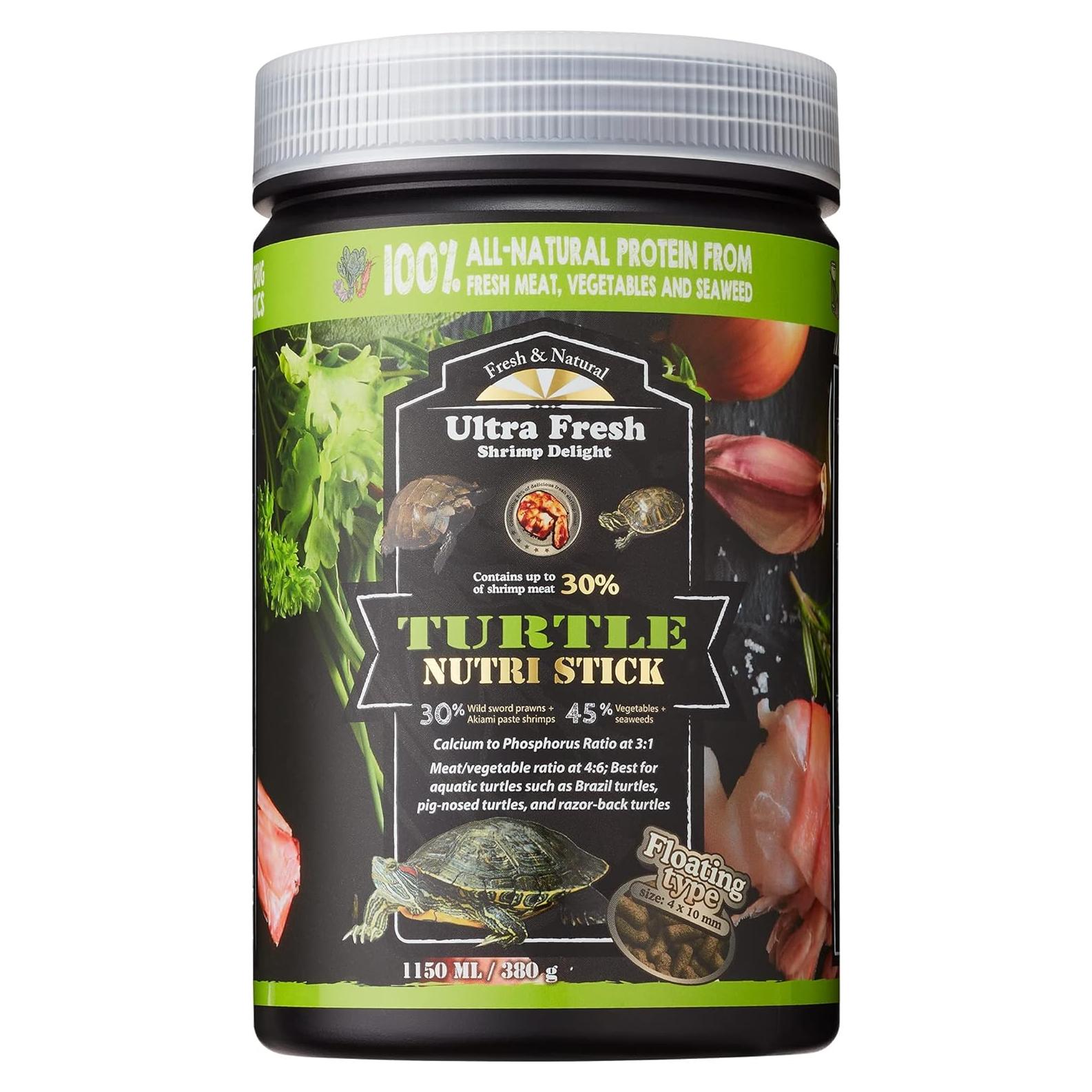 Alimento para Tortugas Ultra Fresh 380g - Camarón Espada Natural
