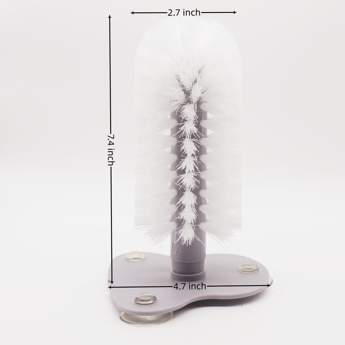 Cepillo para Tortugas DoubleWood con Ventosa - 19x12cm
