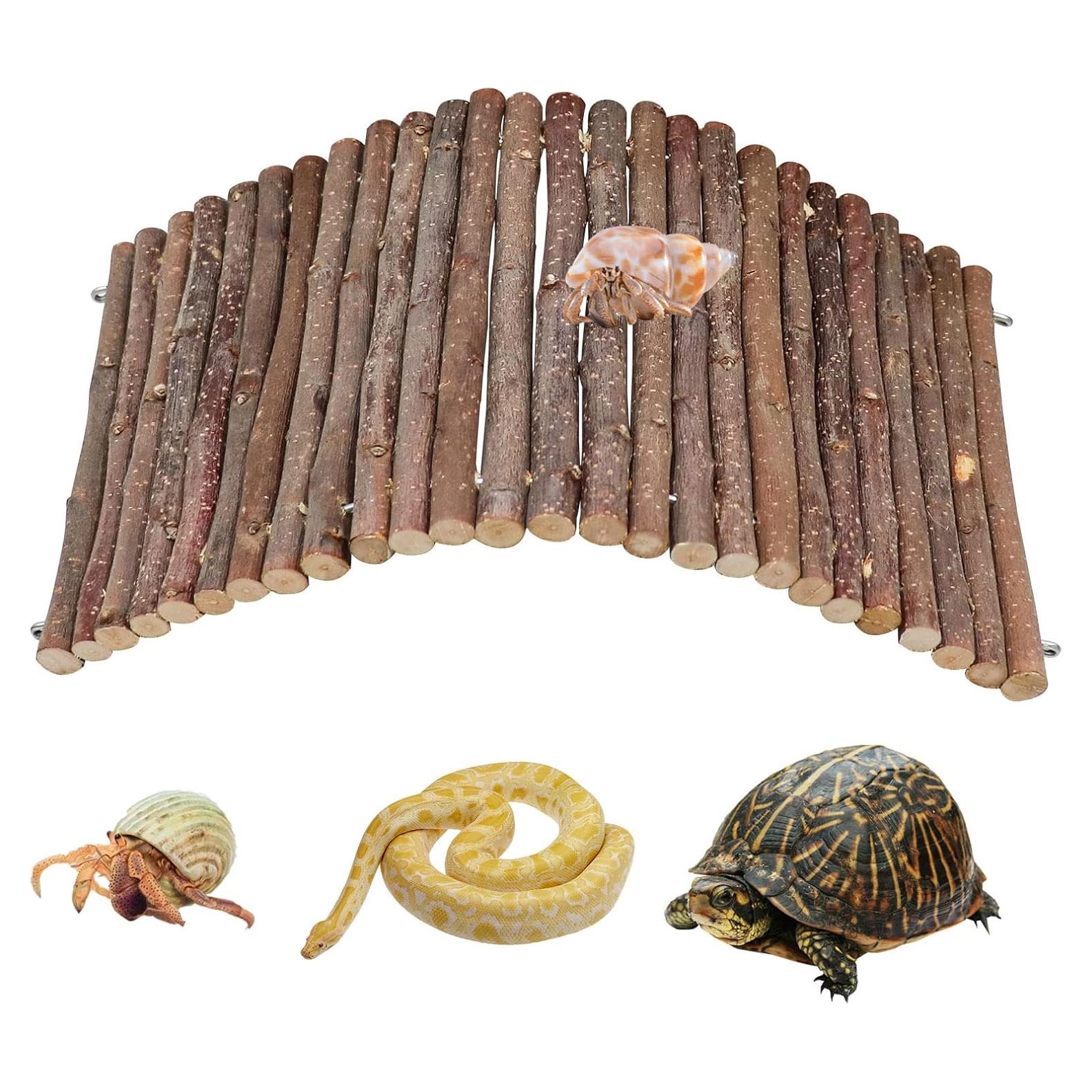 Escondite de Madera para Cangrejo Ermitaño Dnoifne 30x15 cm