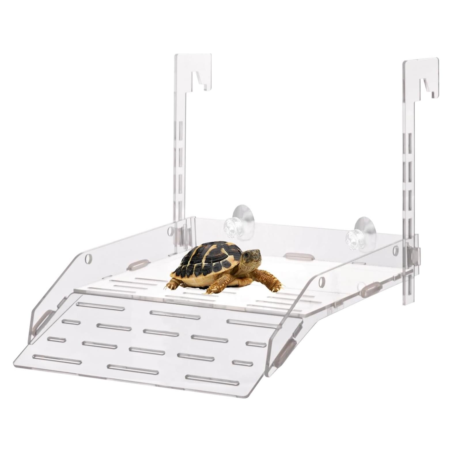 Plataforma de Sol para Tortugas Swirge Acrílico 21.8cm