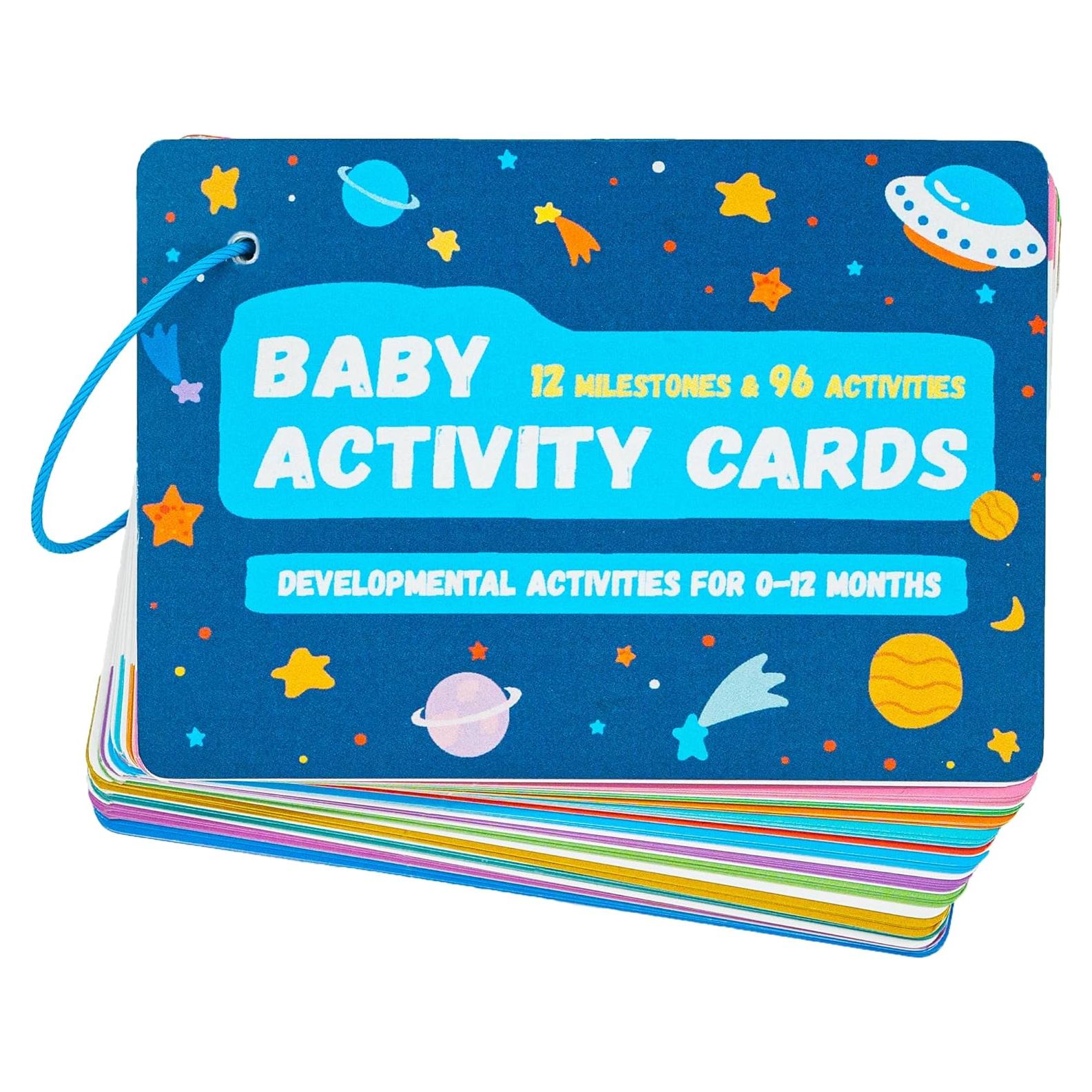 Tarjetas de Actividad para Bebés 0-12 Meses - 96 Hitos Esenciales