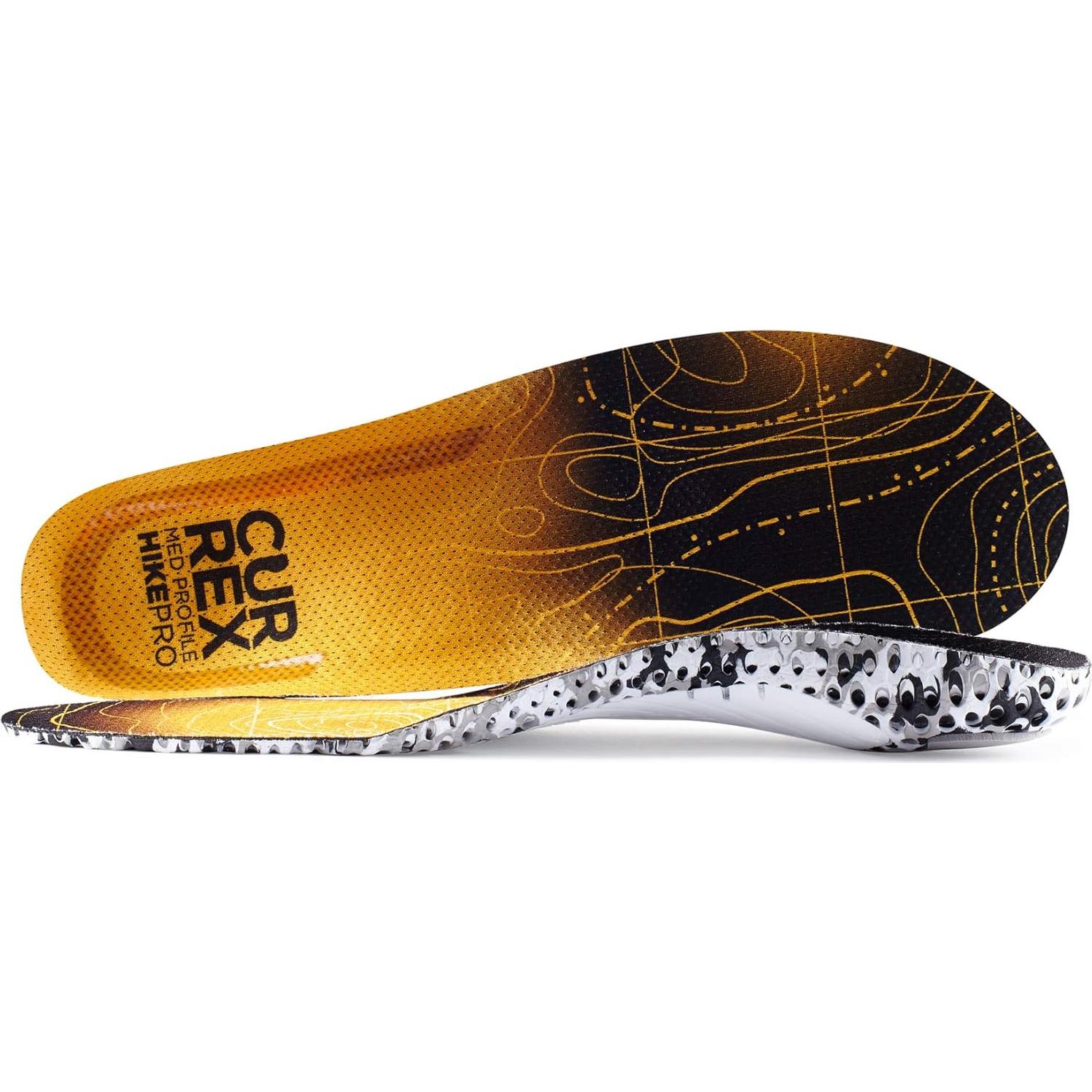 CURREX HikePro Plantillas Senderismo Arco Medio Amarillo