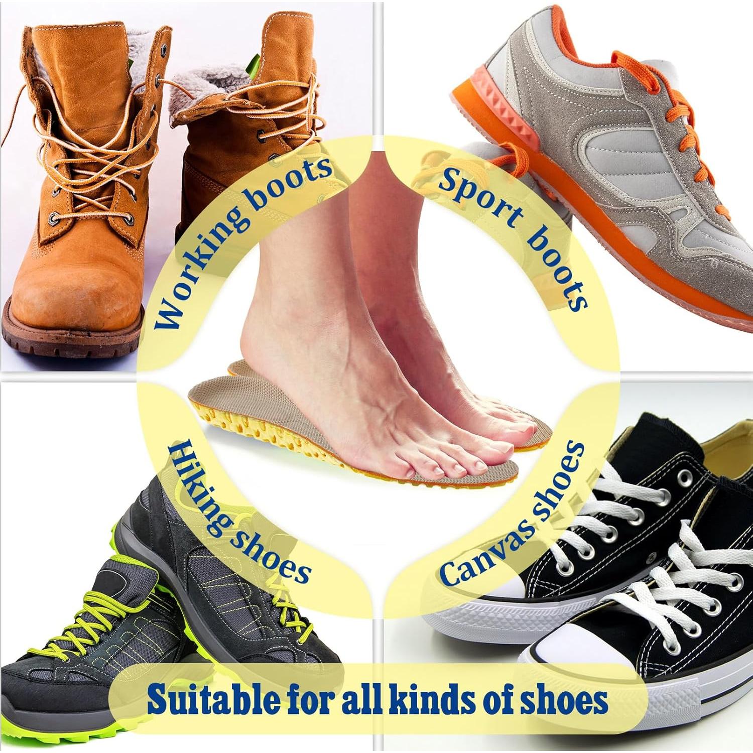 Plantillas de Memoria Unittype 4 Pares Beige Hombres 8-12