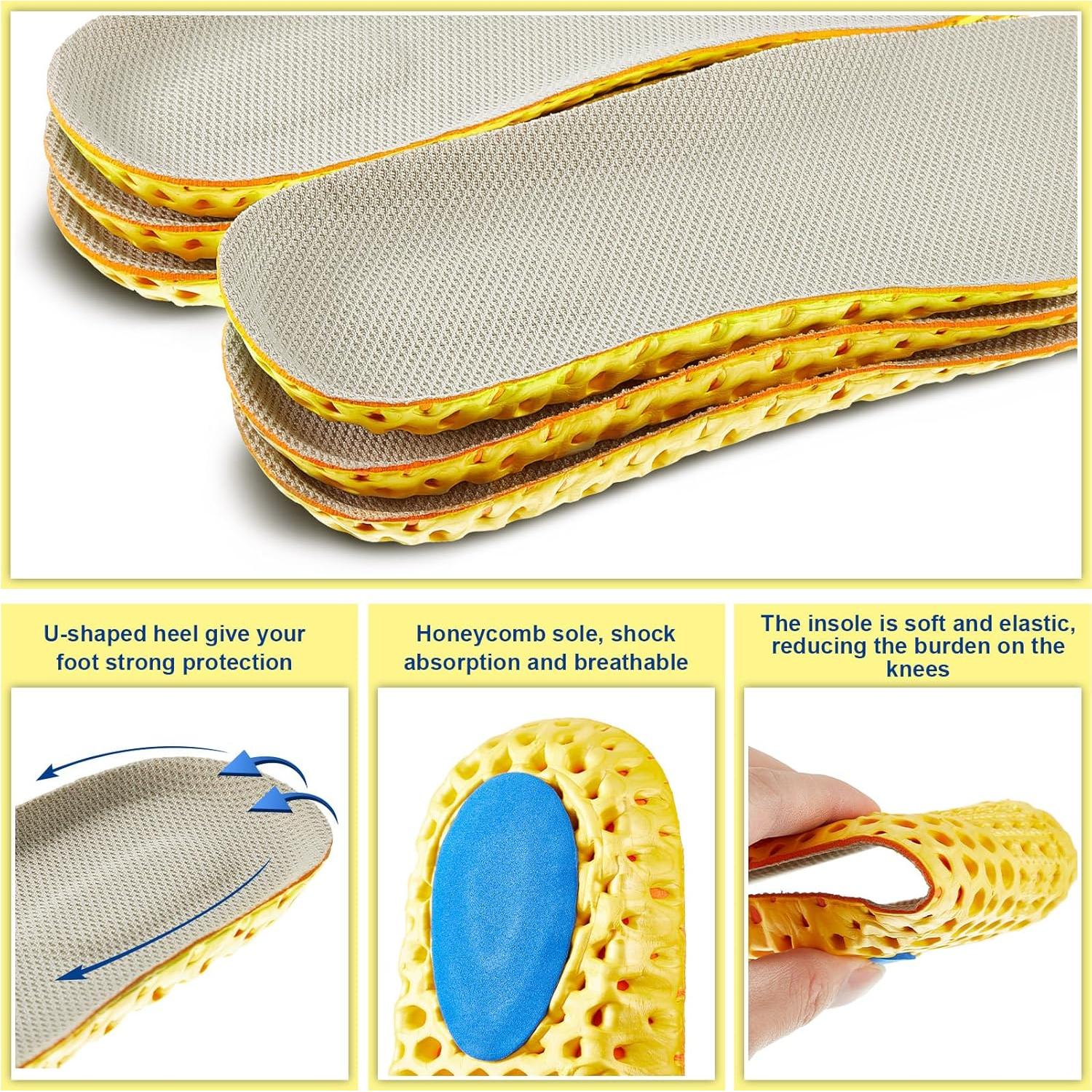 Plantillas de Memoria Unittype 4 Pares Beige Hombres 8-12