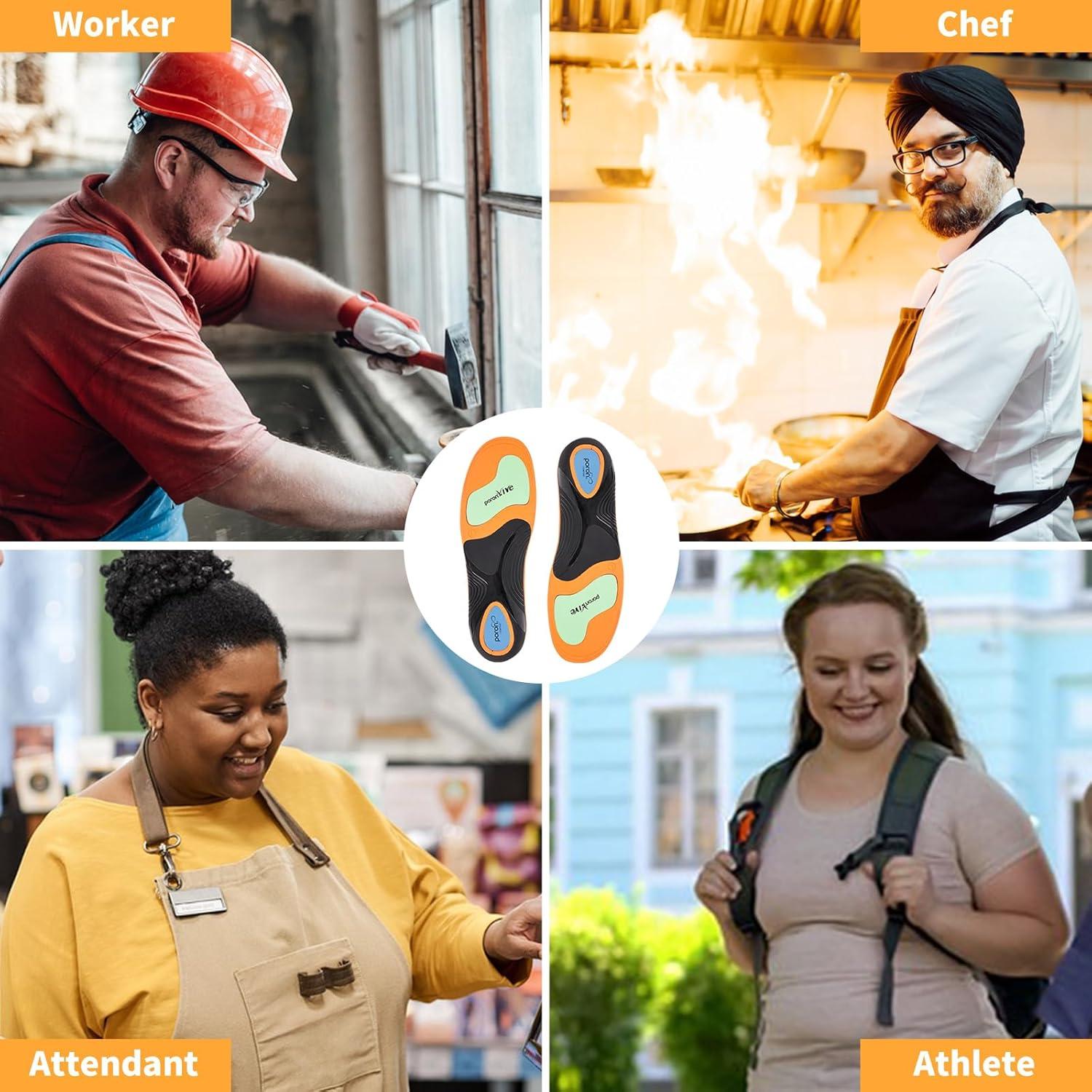 Plantillas Ortopédicas Slltto para Fascitis Plantar - L