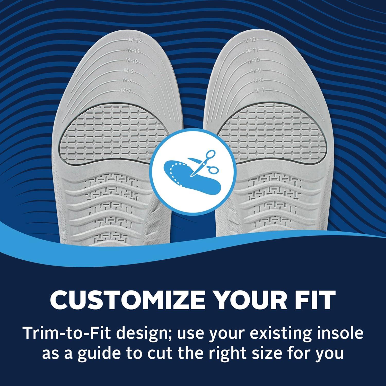 Plantillas de Memoria Airplus para Hombres 7-13, Alivio Dolor Pies