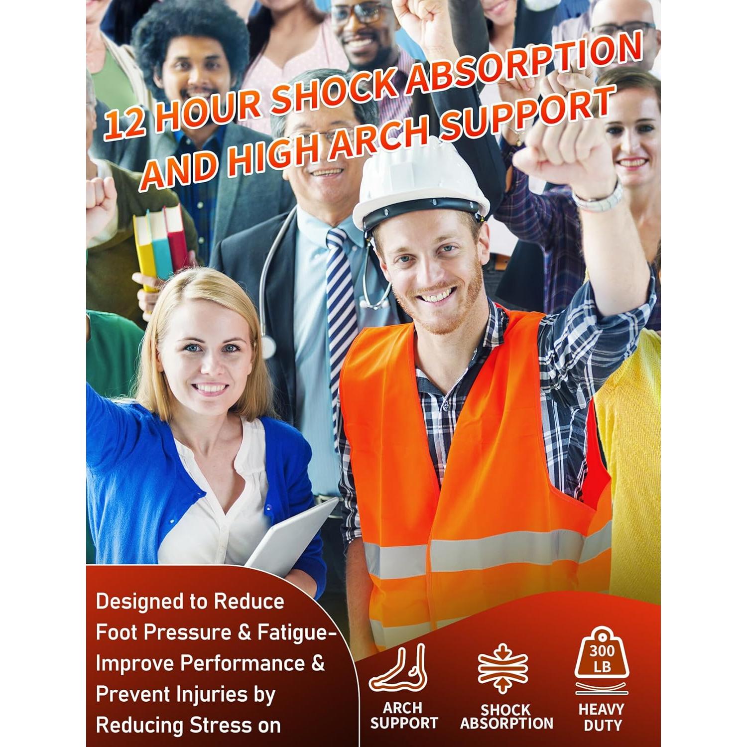 Plantillas Ortopédicas Trustfeet L para Alivio de Fatiga y Dolor