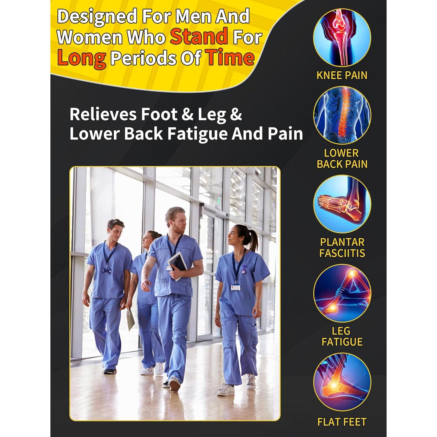 Plantillas Anti-Fatiga Orthobrace para Botas de Trabajo - Talla F