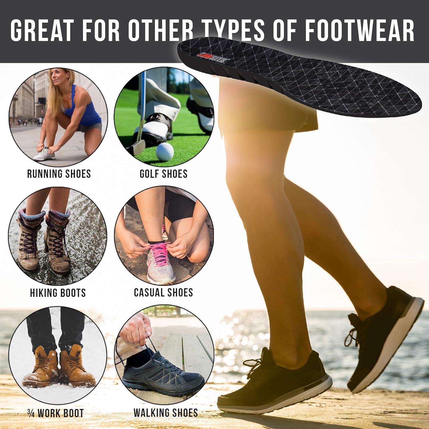 Plantillas de Gel Jobsite Recortables Talla Única 30.5cm