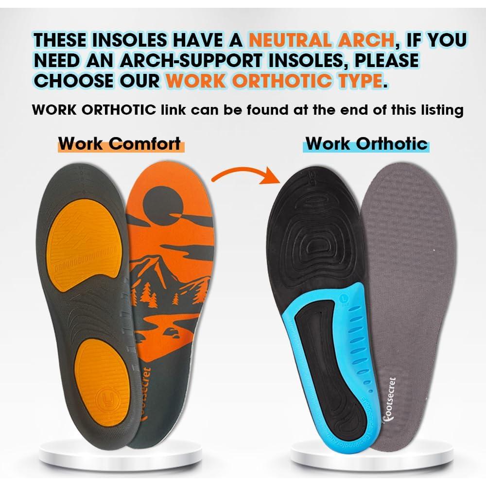 Plantillas de Trabajo FOOTSECRET para Mujeres, Absorción de Choques