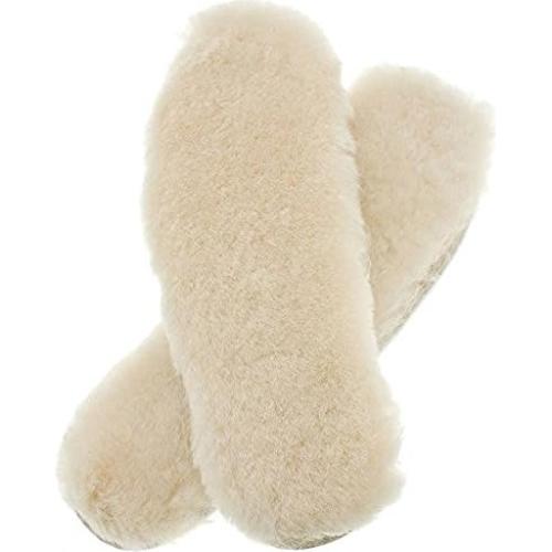 Plantillas de Piel de Oveja y Lana de Cordero - 2 Pares US 9