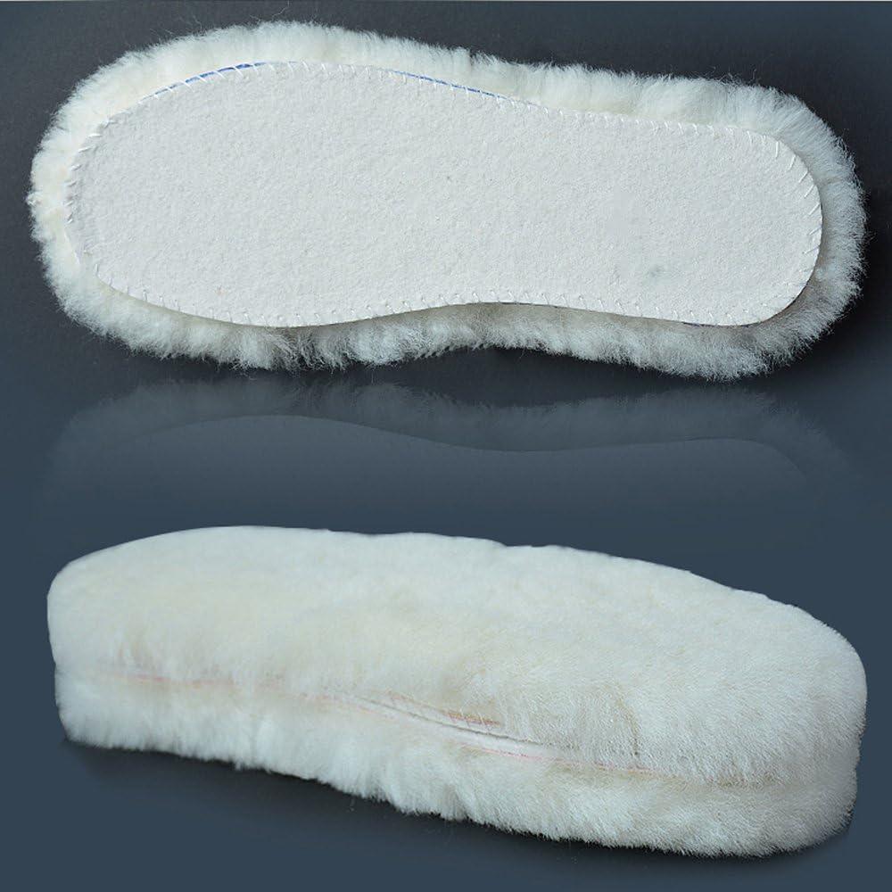 Plantillas de Piel de Oveja y Lana de Cordero - 2 Pares US 9