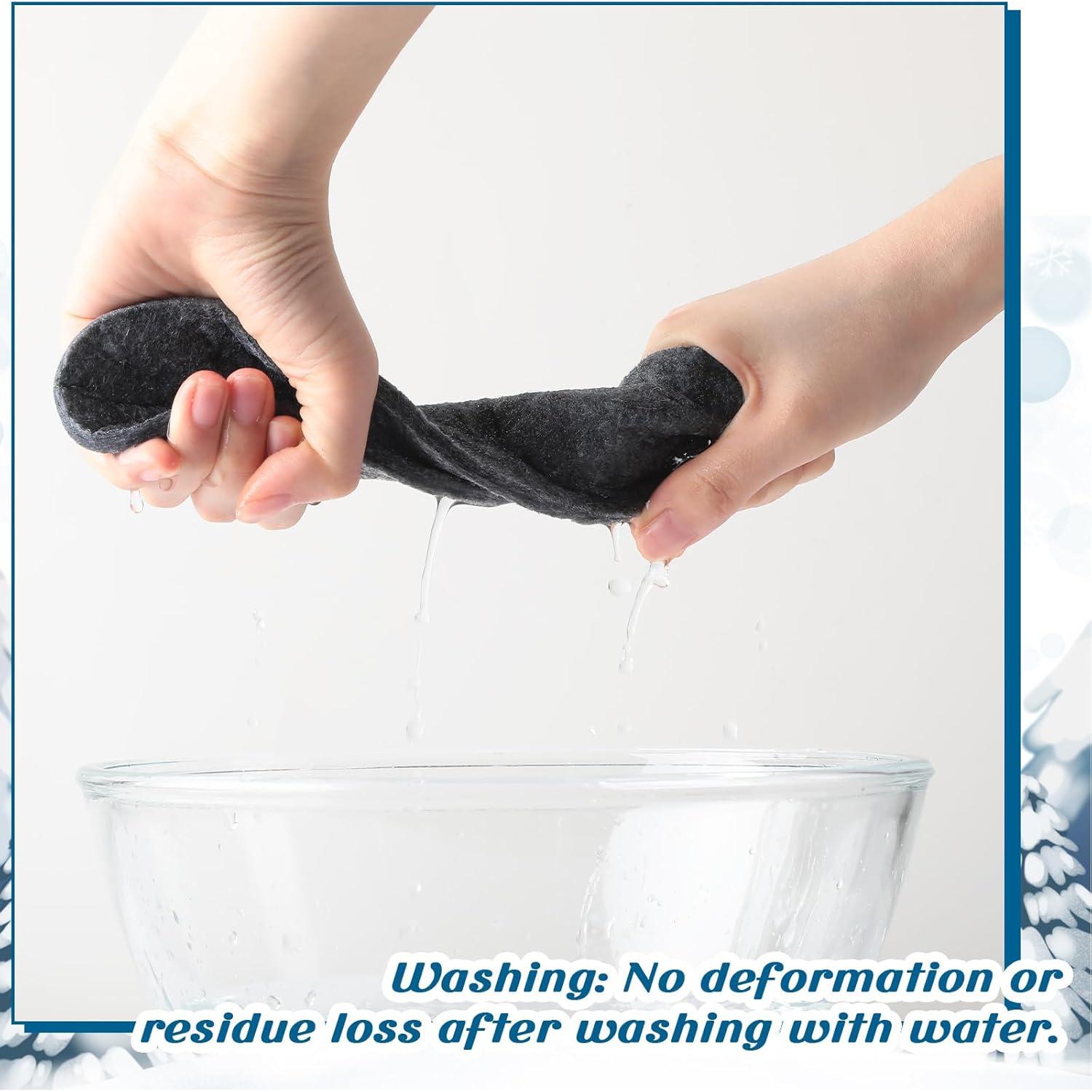 10 Pares de Plantillas de Lana de Fieltro Cutecrop - Talla 25 cm