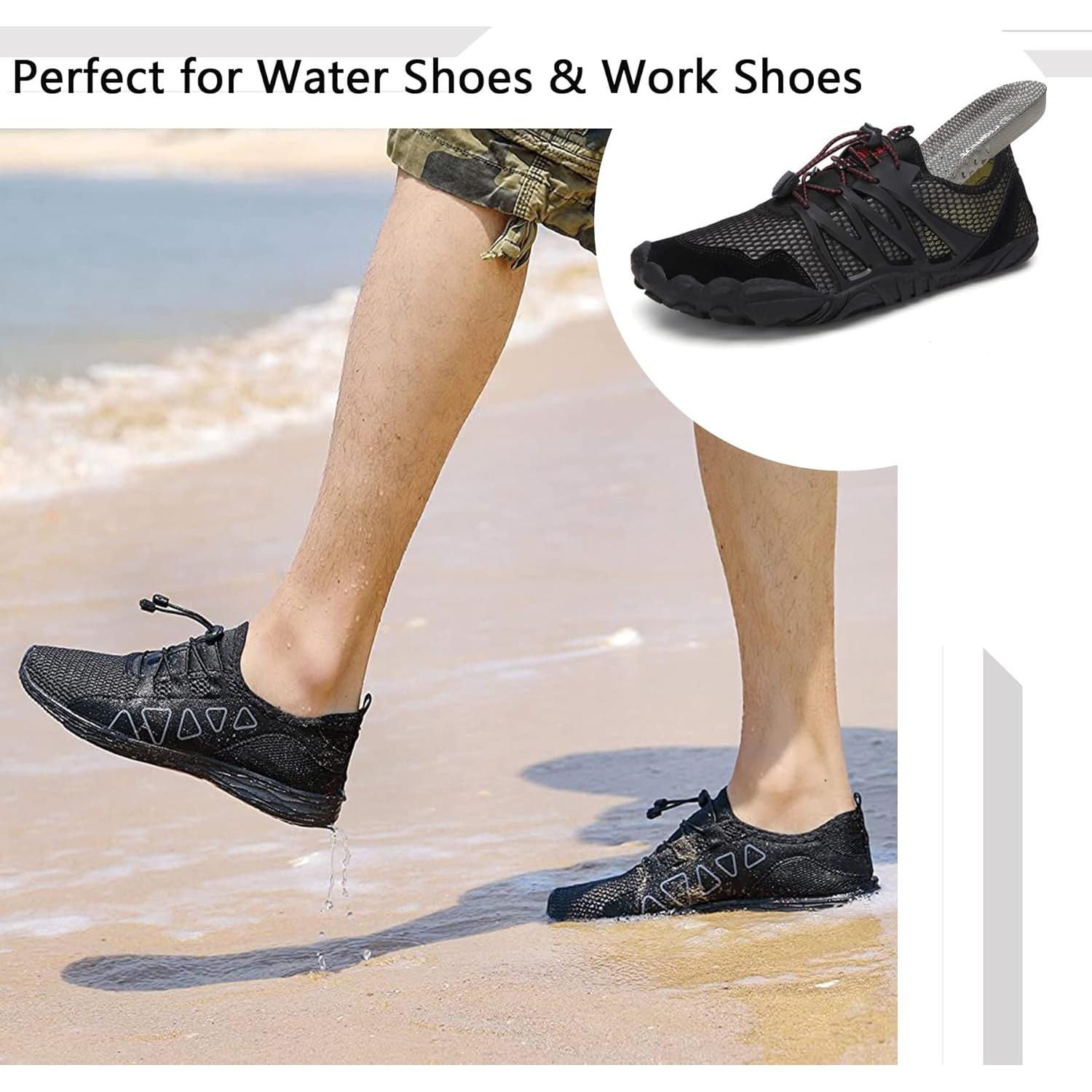 Plantillas Transpirables Riemot para Zapatos Hombre US14 Gris