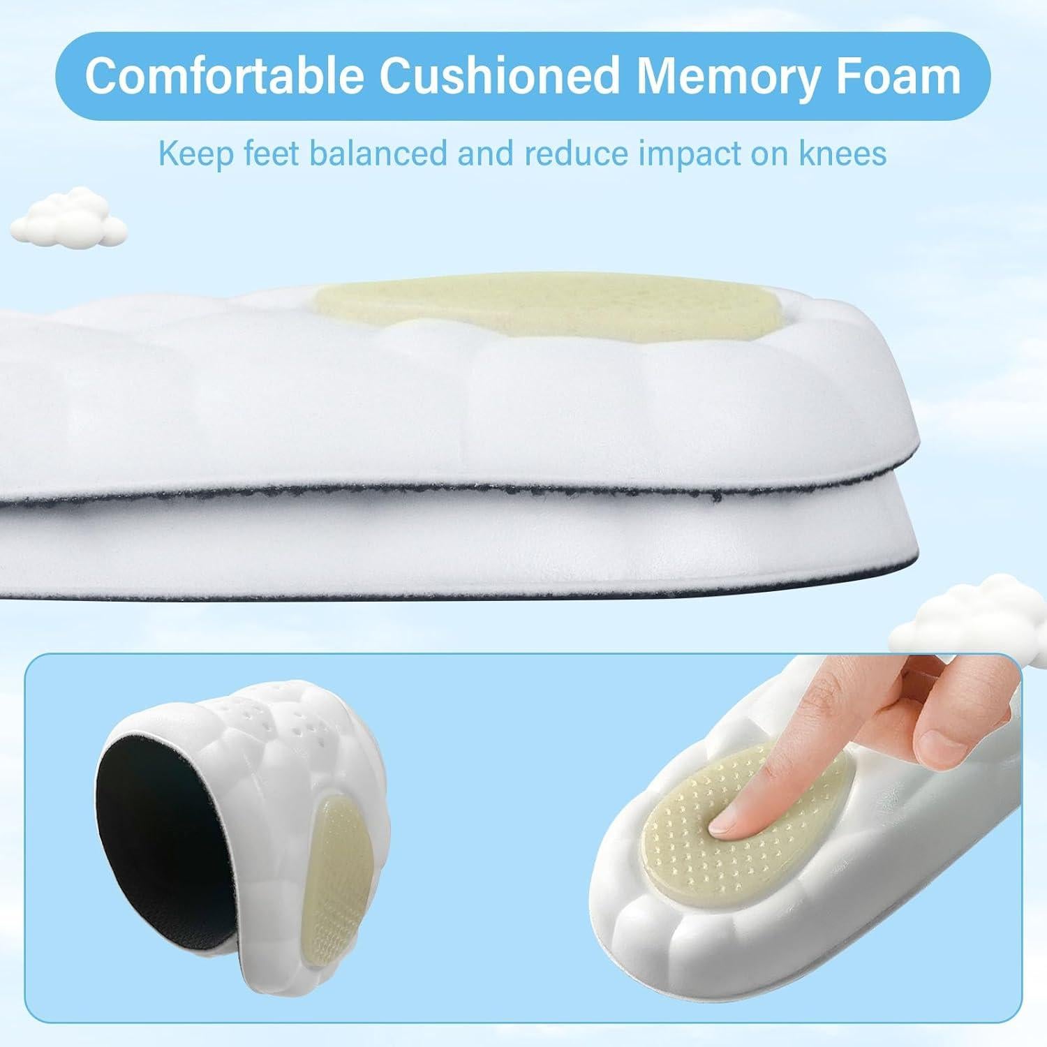 Plantillas Viscoelásticas 4D Cloud NEBORASTEP para Hombres y Mujeres