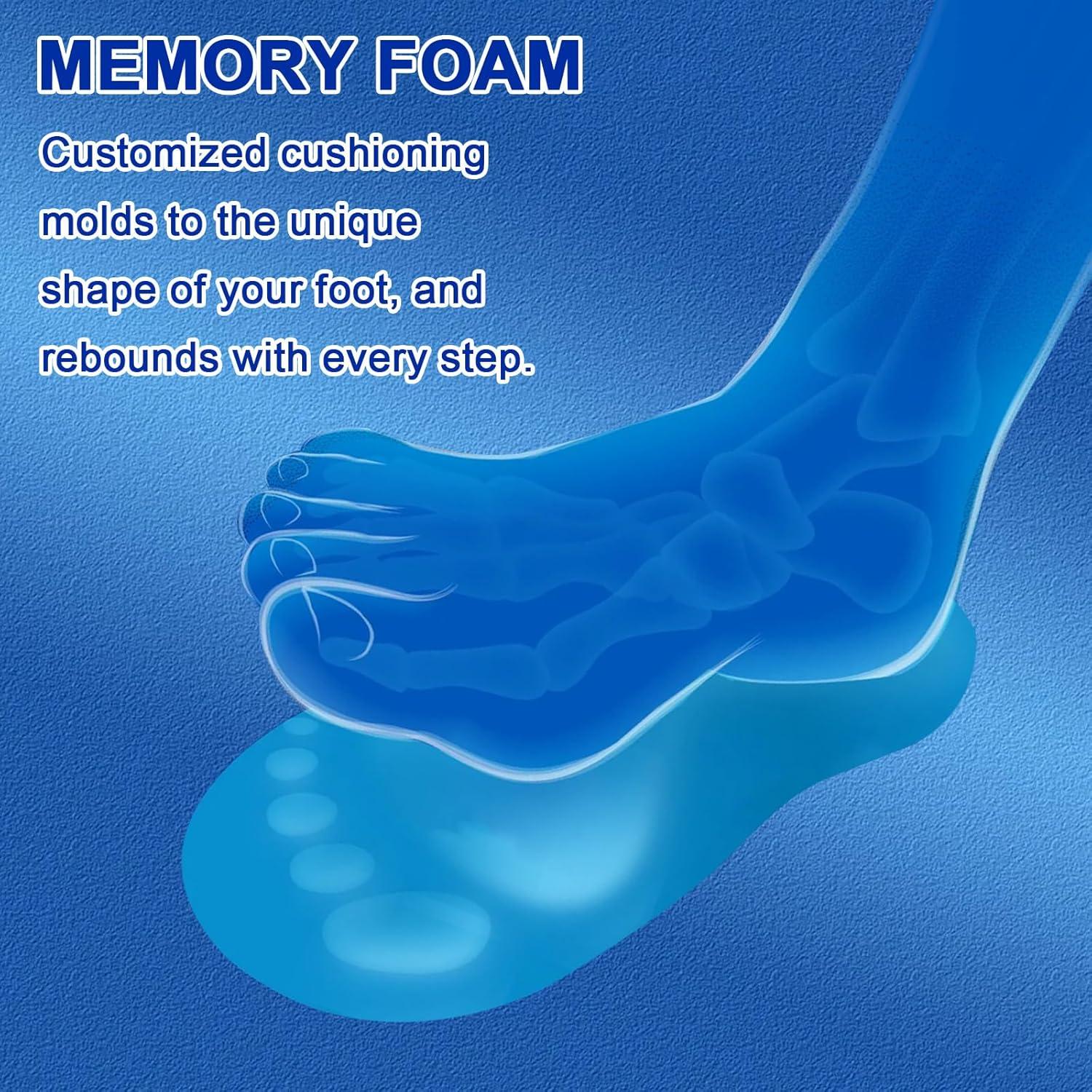 Plantillas de espuma viscoelástica LRRBUE para hombres 10 US