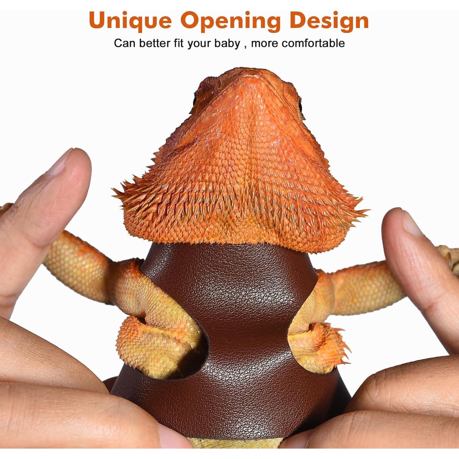 Arnés Ajustable para Lagartija Dragón Barbudo Likzinwa - 4 Tamaños