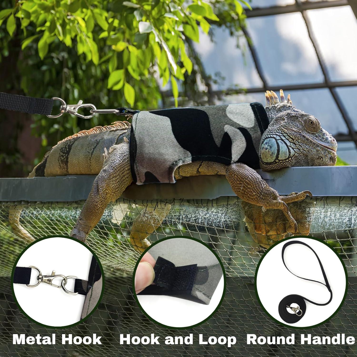 Conjunto Arnés y Correa Ajustable XQIGI para Dragón Barbudo