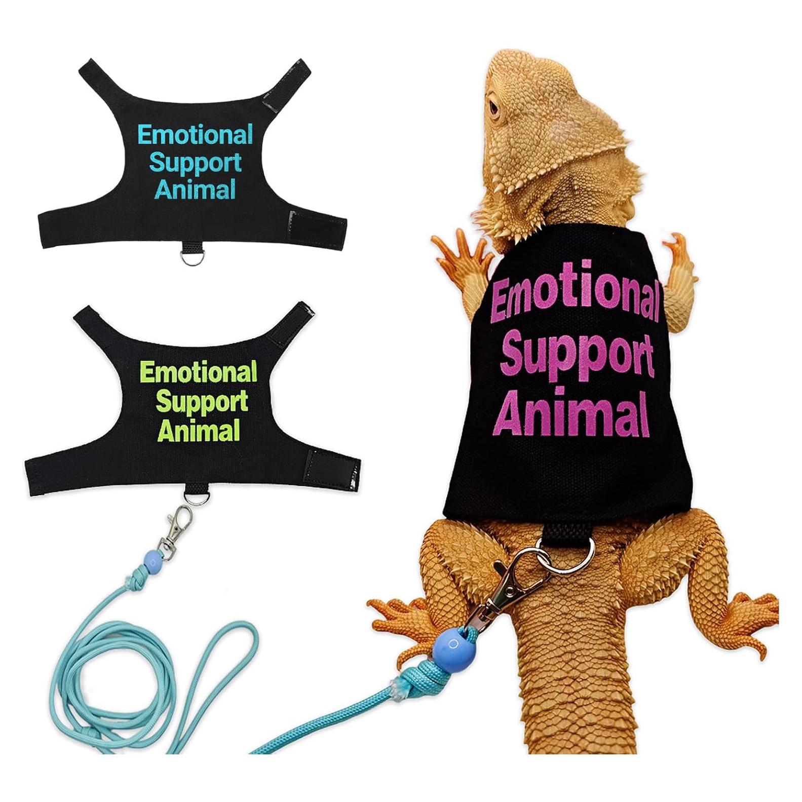 Arnés Ajustable para Lagartos HOKABLE Rosa - Correa Incluida