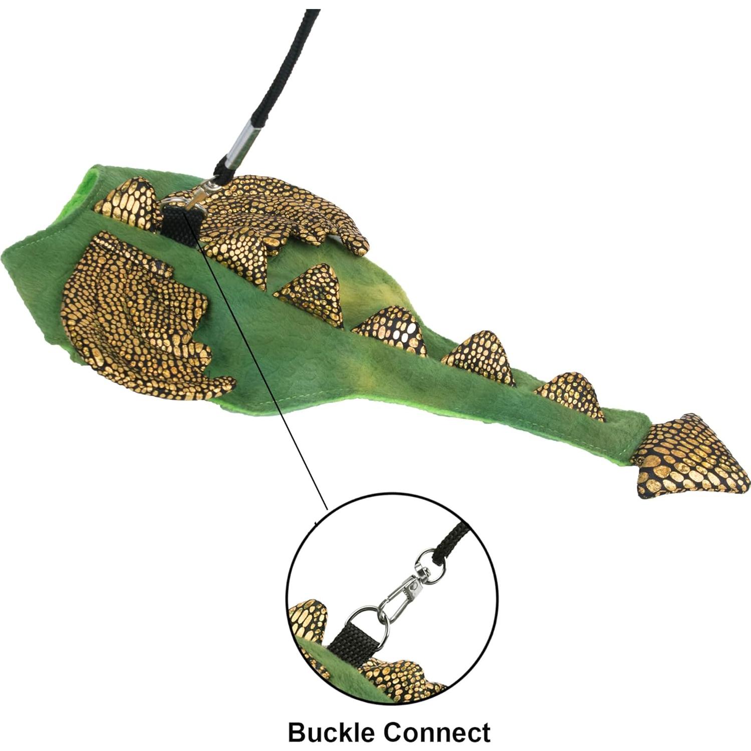 Conjunto Arnés y Correa Dragón Barbudo ADOGGYGO Pequeño