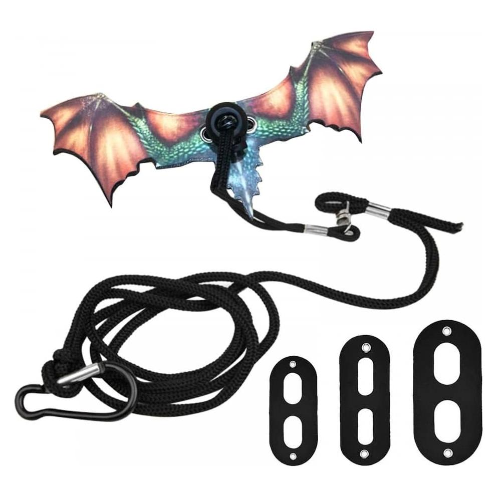 Arnés y Correa para Dragón Barbudo DONGKER de Cuero y Nylon