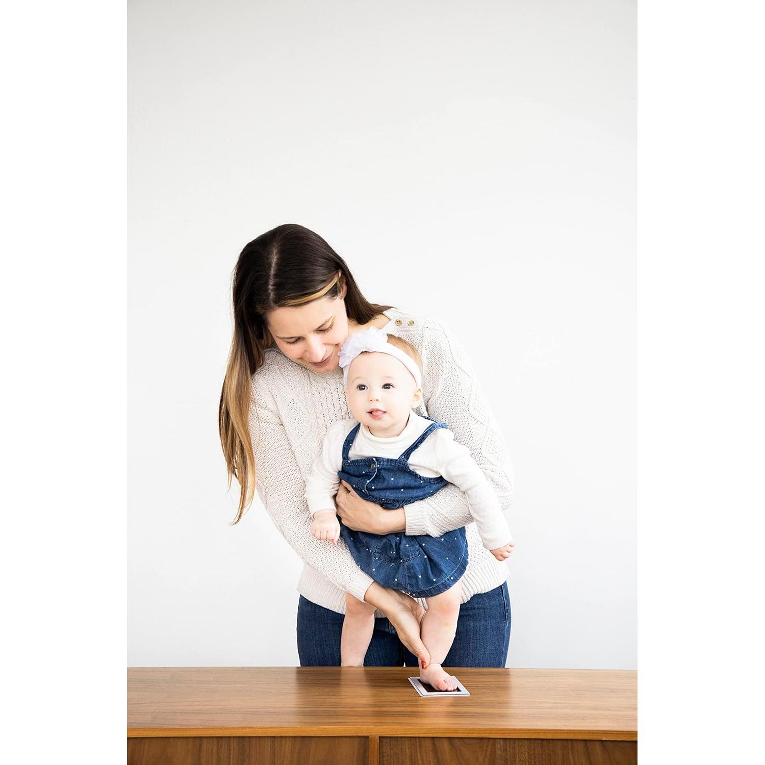 Kit Huellas Bebé Pearhead - Almohadilla Tinta Clean-Touch Negra