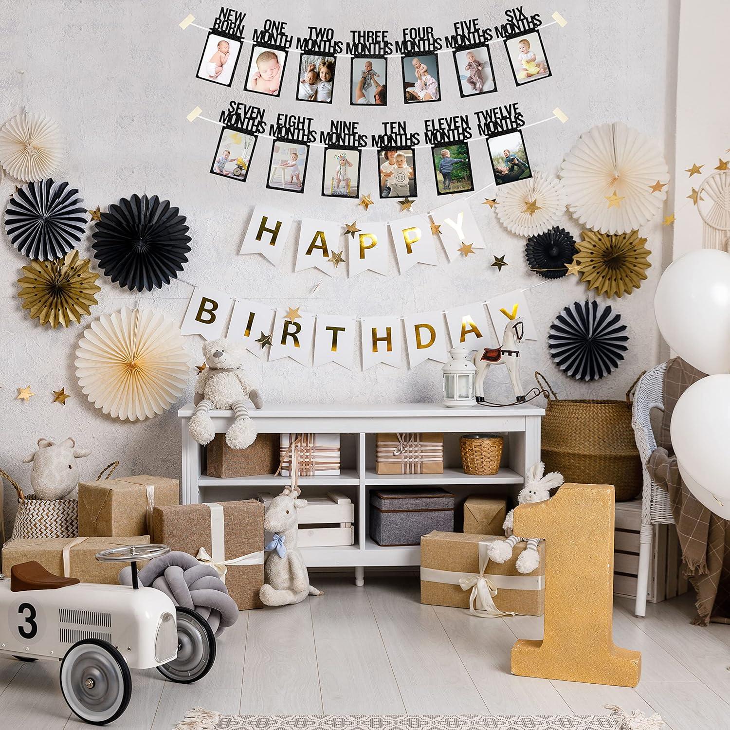 Banner de Fotos de Cumpleaños 1 PartyHooman - Preensamblado