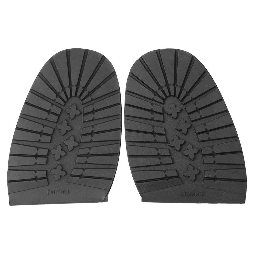 Suelas de zapato Zerodis de goma anti-deslizantes negras