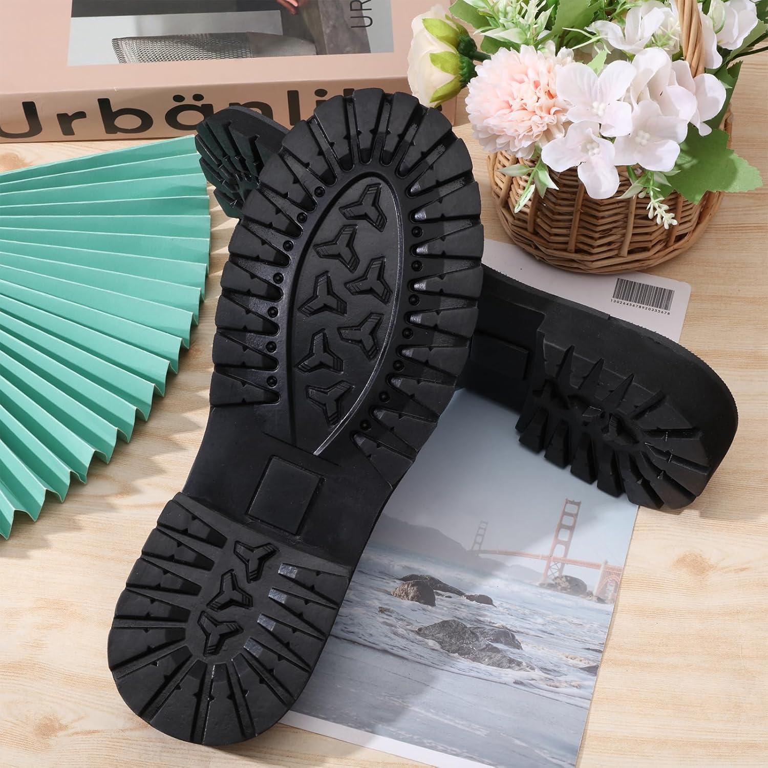 Suela de goma CHGCRAFT para zapatos y botas - 30cm x 11.4cm