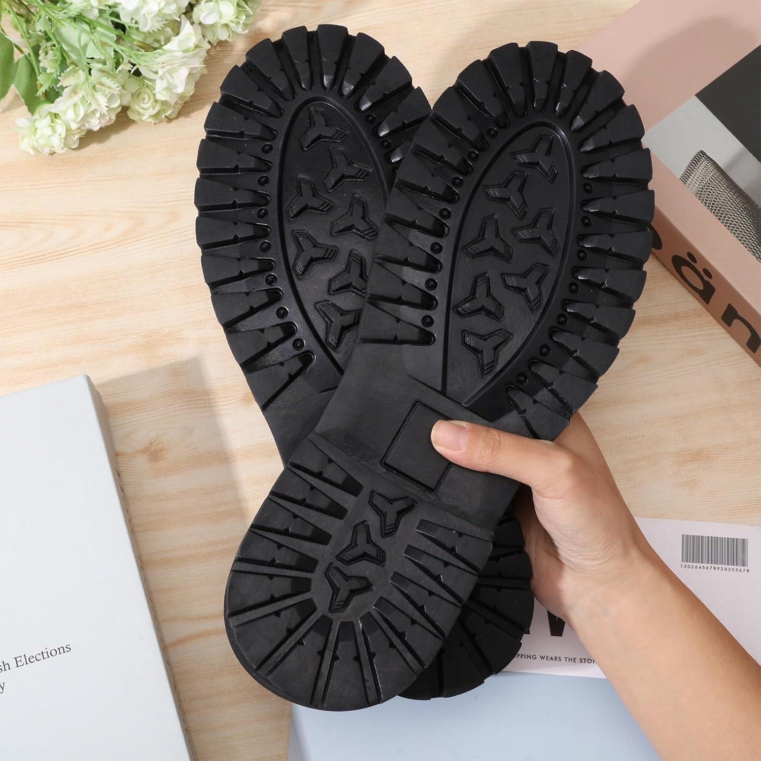 Suela de goma CHGCRAFT para zapatos y botas - 30cm x 11.4cm