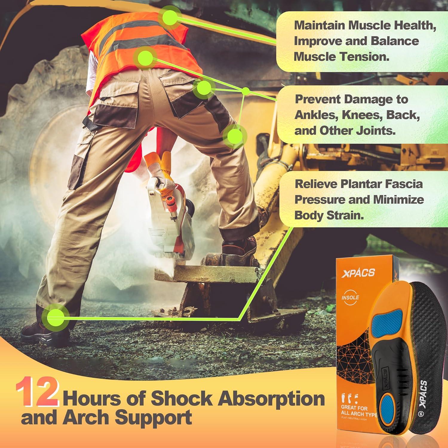 Plantillas ortopédicas XPACS para arco alto y fascitis plantar