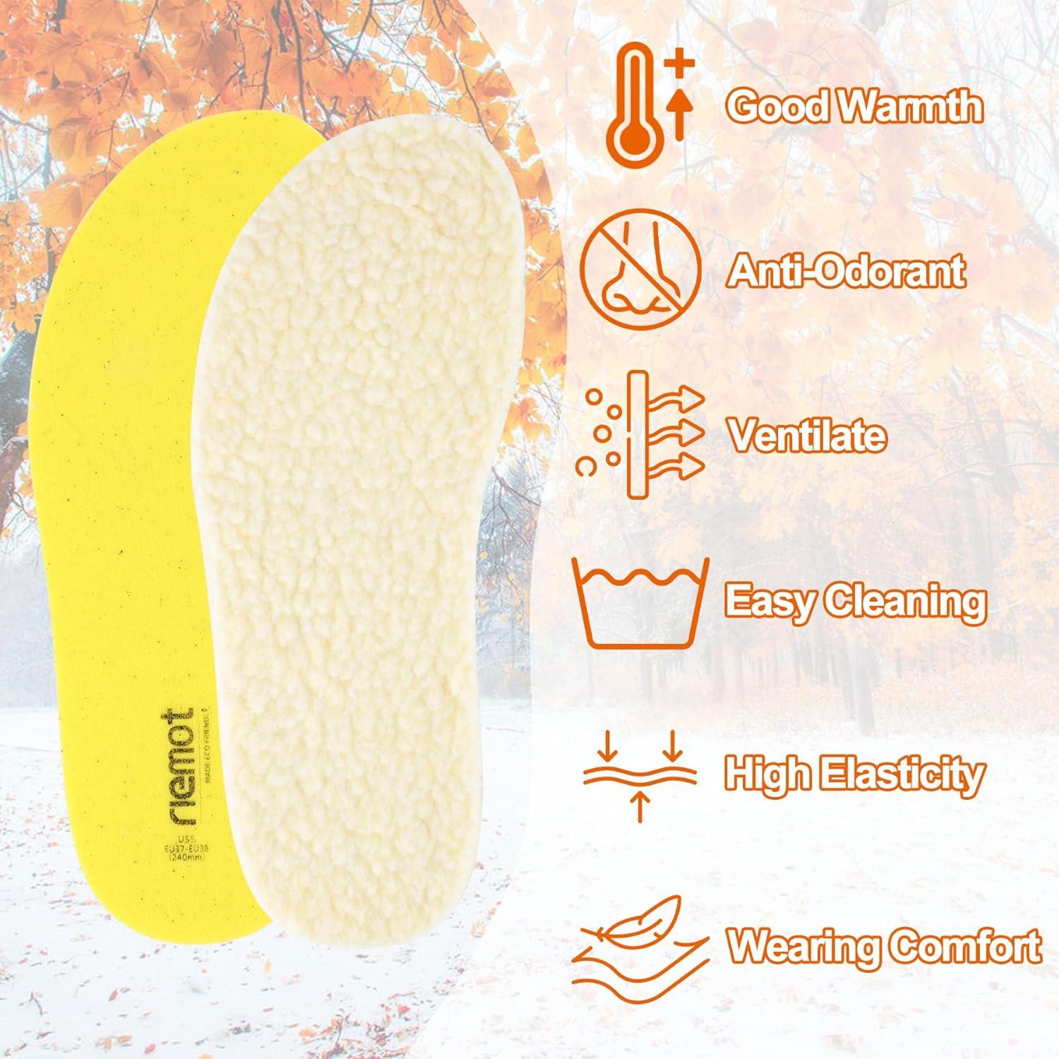 Riemot Plantillas de Espuma de Memoria para Zuecos - Beige Talla 37