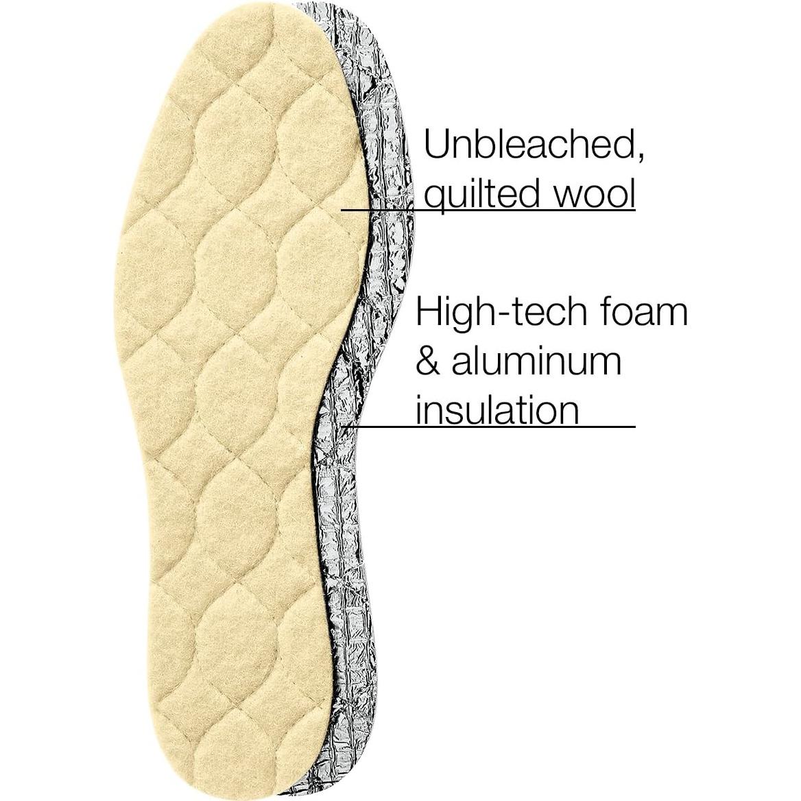 Plantillas Aislantes Pedag Solar - Lana Acolchada, Talla 39