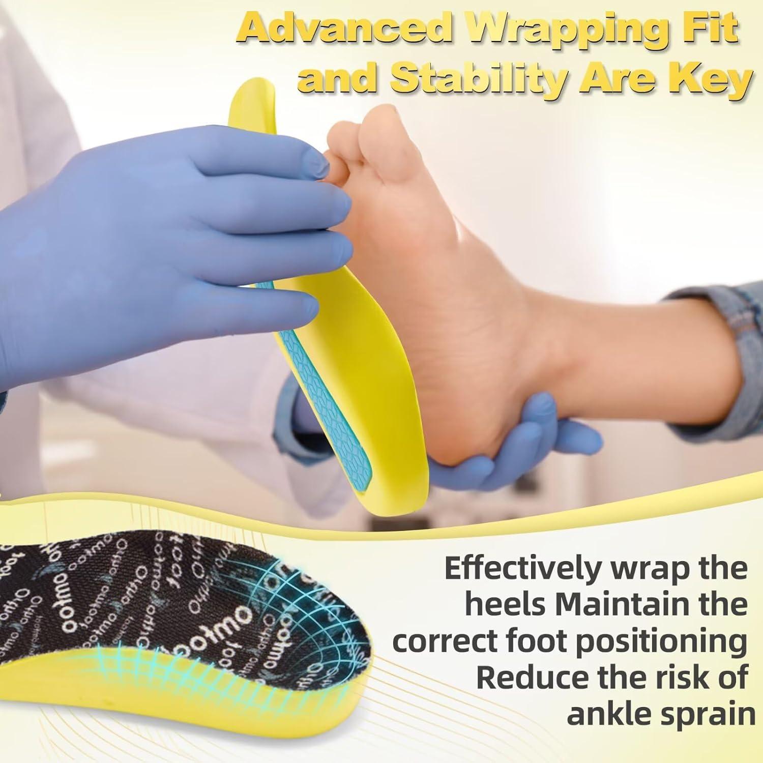 Plantillas Ortopédicas OrthoComfoot Niños Talla 11 Soporte Arco