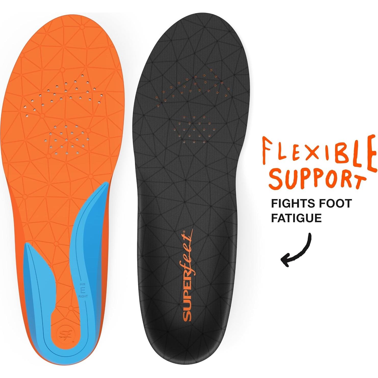 Superfeet Almohadilla Universal Recortable para Arco Medio - Hombres 38.1-40.6 / Mujeres 39.4-41.0