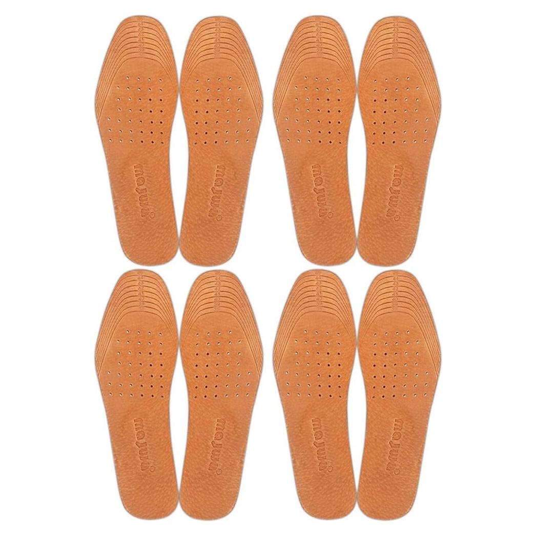 Plantillas Ultra Finas de Cuero de Cerdo YUANQIAN - 4 Pares