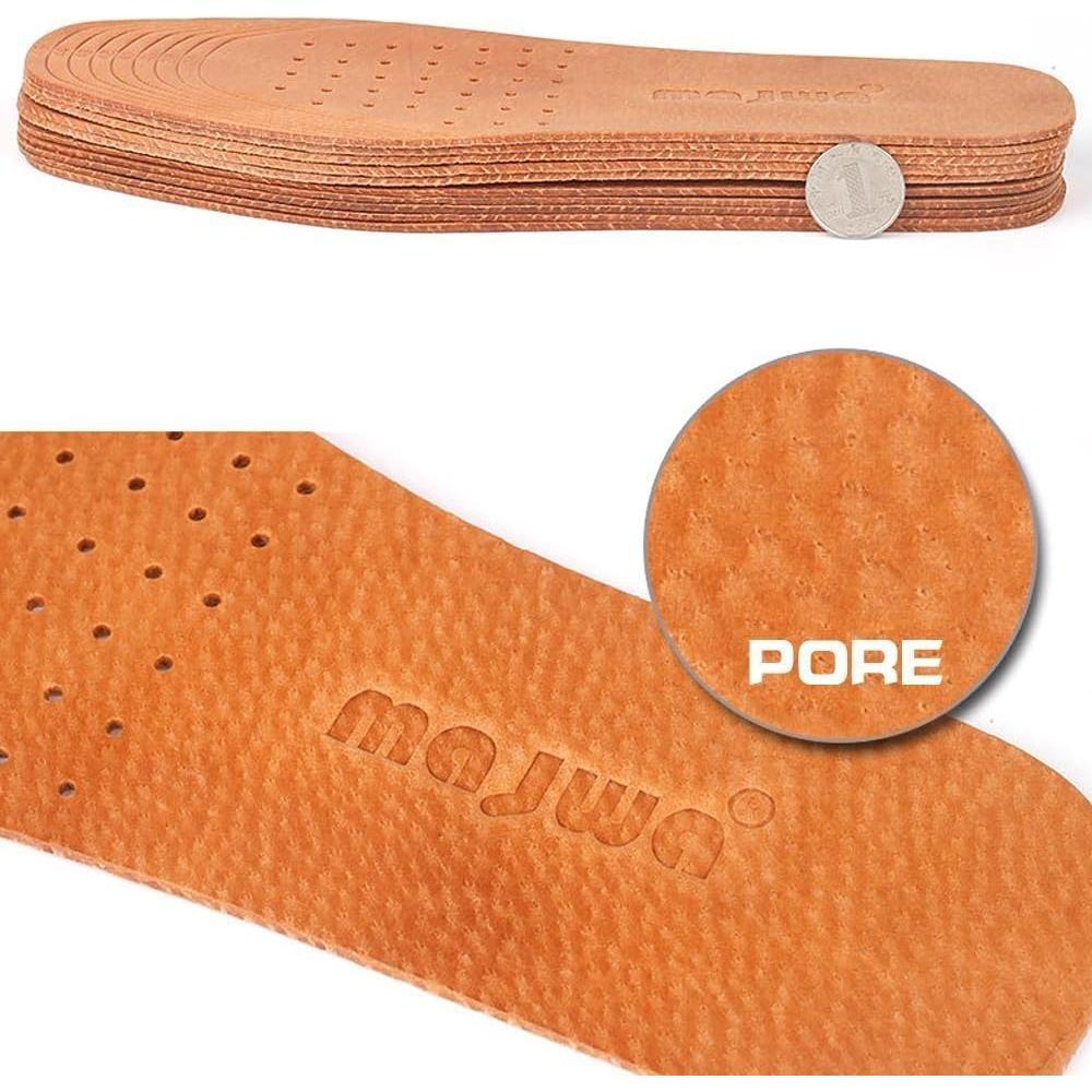 Plantillas Ultra Finas de Cuero de Cerdo YUANQIAN - 4 Pares