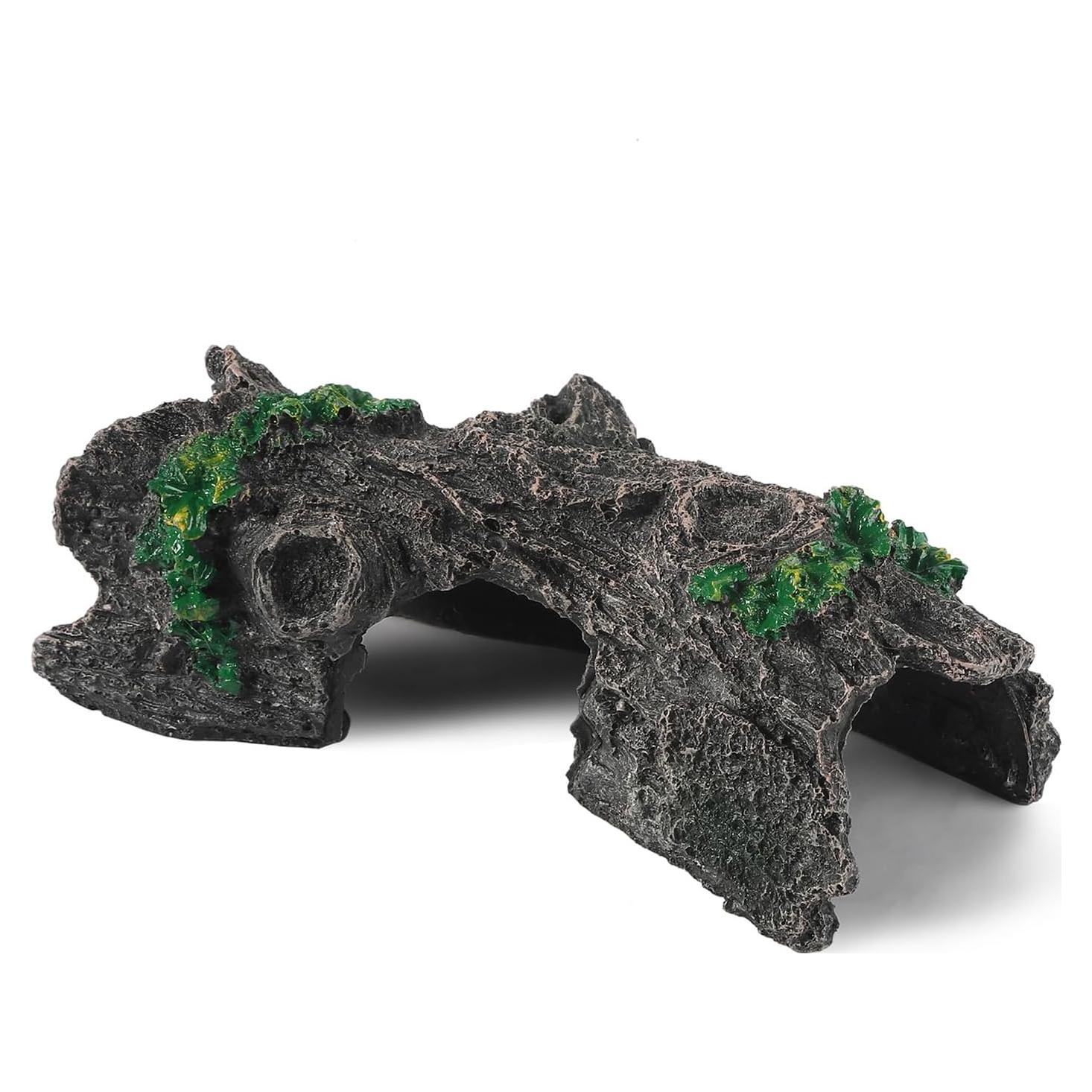 Decoración Acuario IBWell Tronco Falso Resina 16x5cm