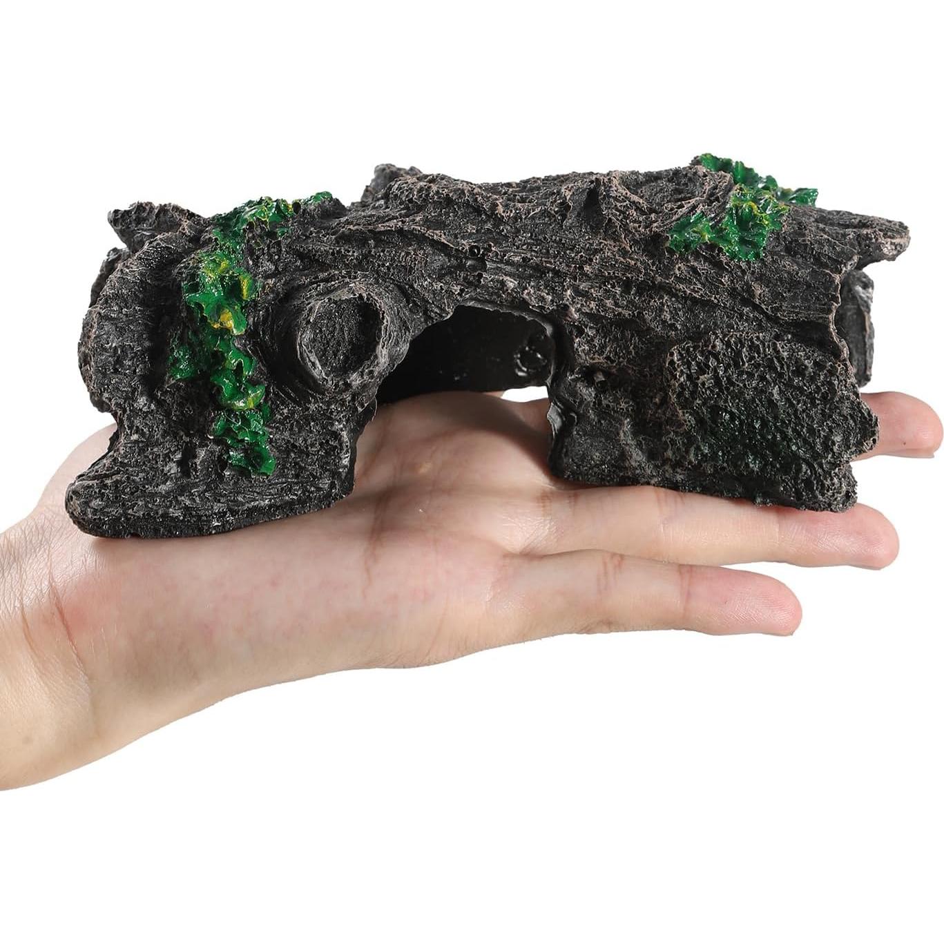 Decoración Acuario IBWell Tronco Falso Resina 16x5cm