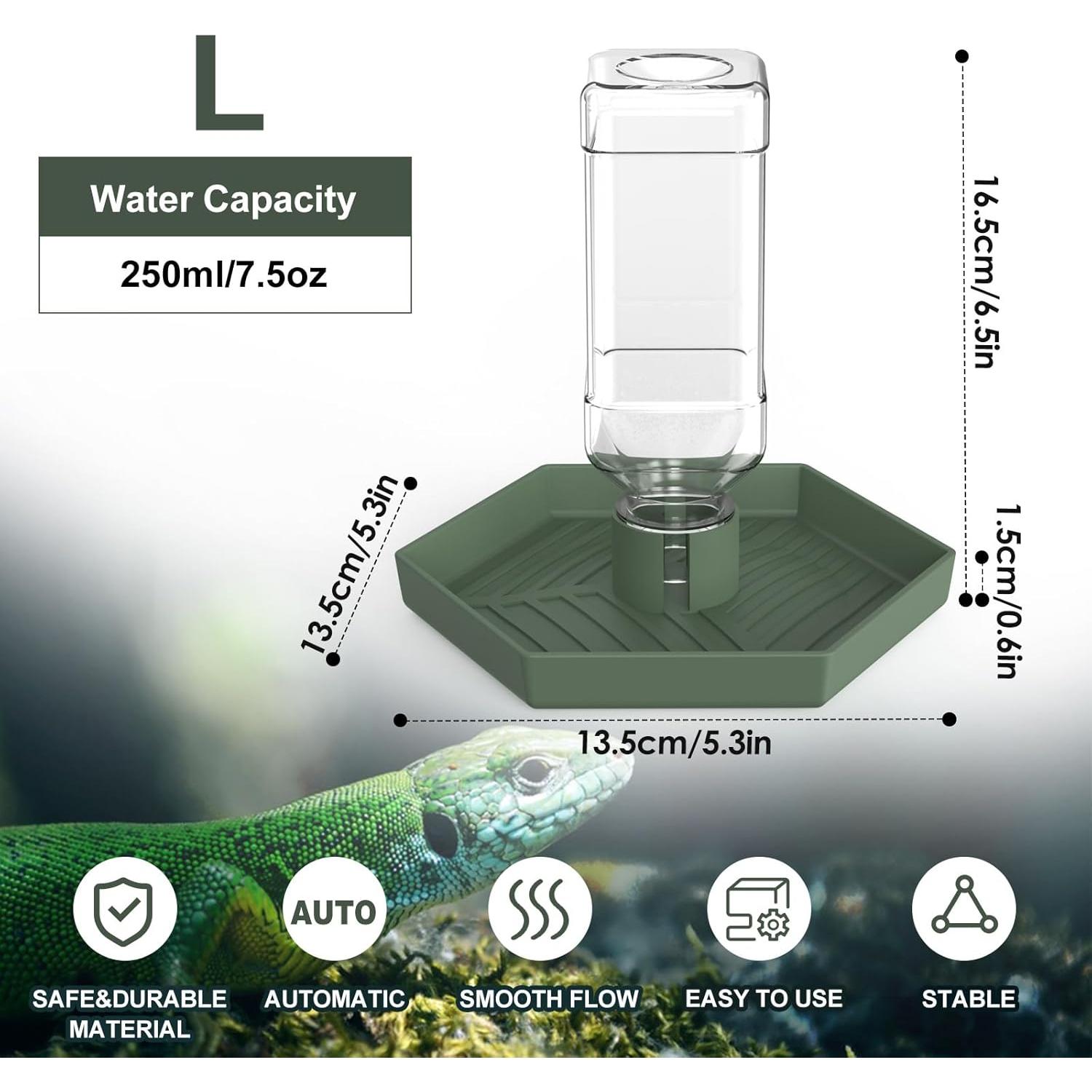 Dispensador de Agua Automático para Reptiles NOMOY 250ml