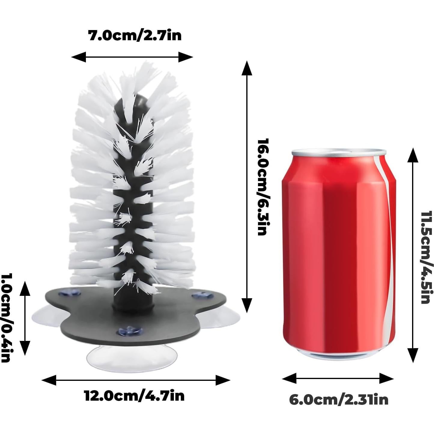 Paquete de 2 Cepillos de Tortuga MHLLGN con Ventosas