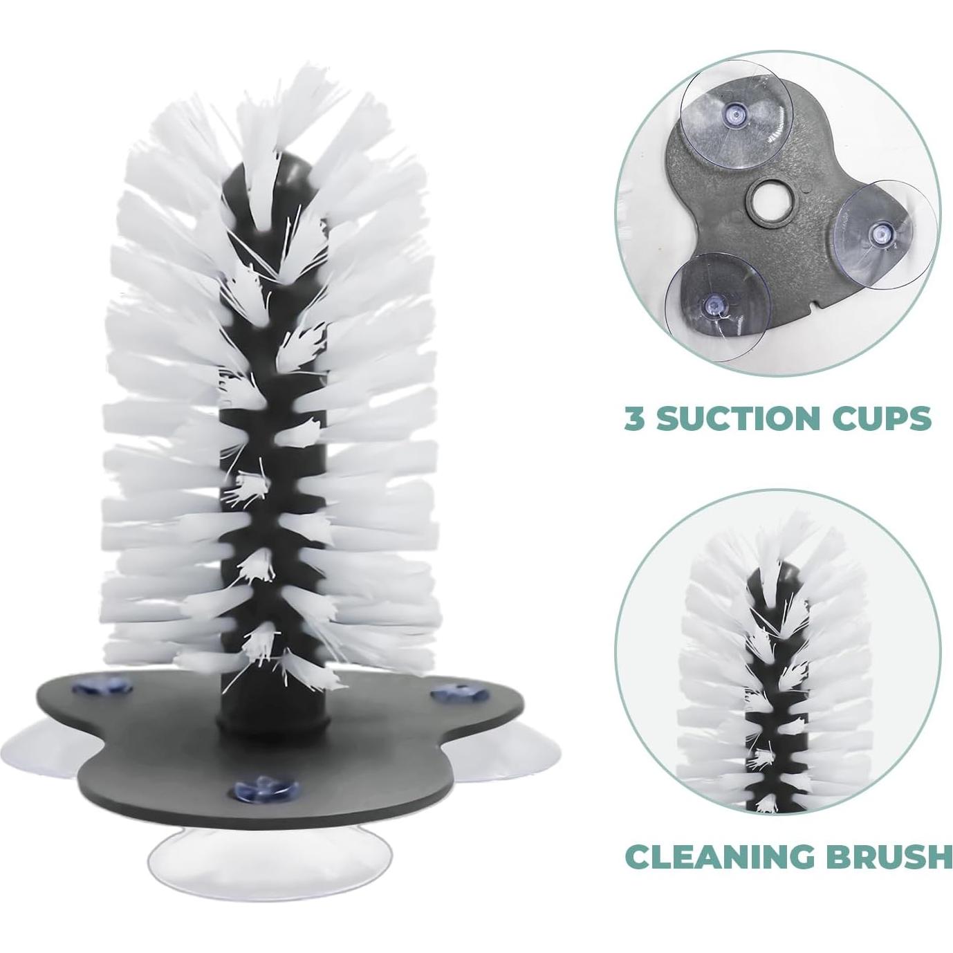 Paquete de 2 Cepillos de Tortuga MHLLGN con Ventosas