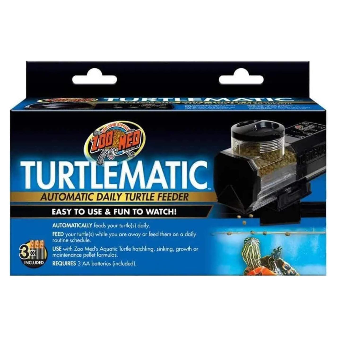 Alimentador Automático Diario para Tortugas Zoo Med Turtlematic