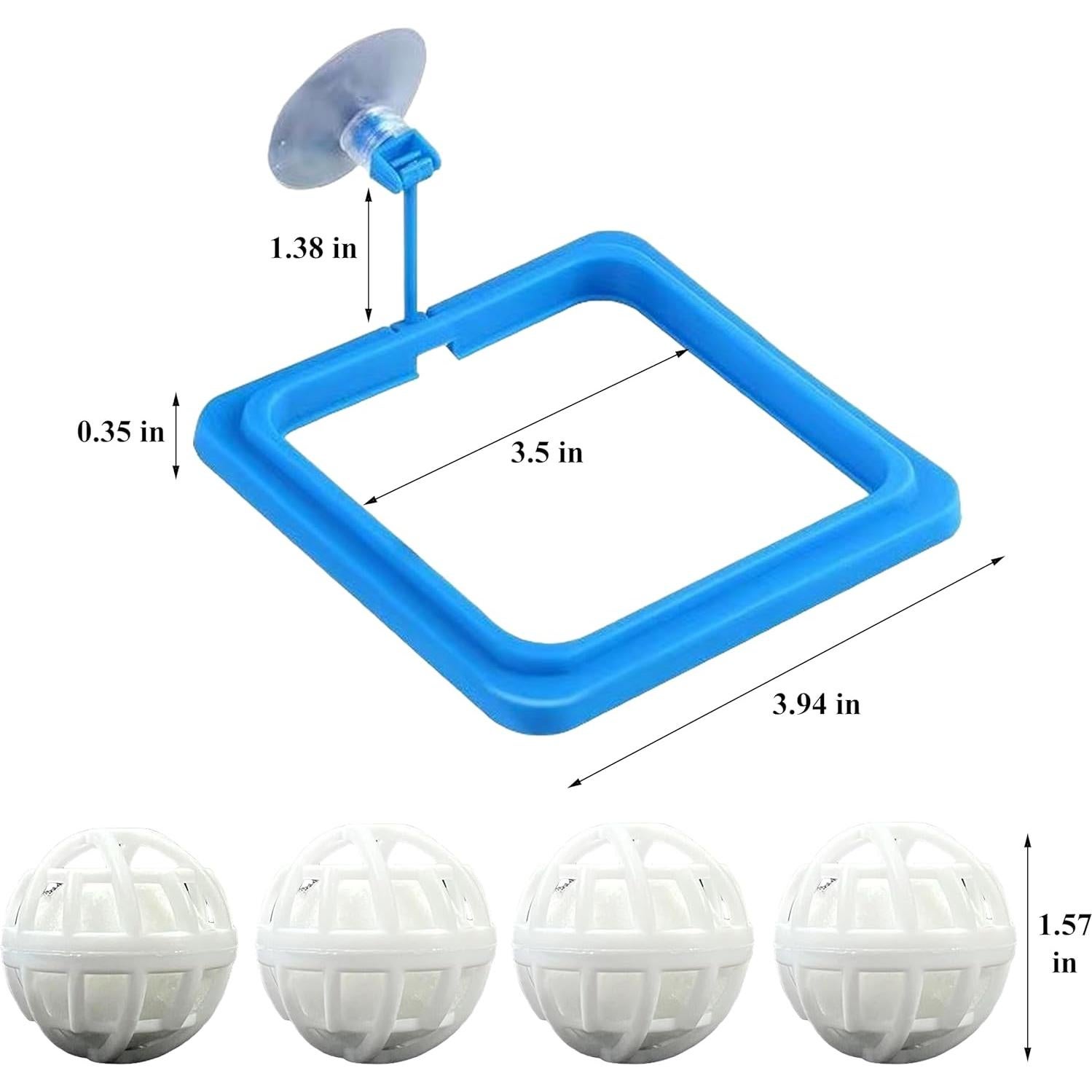 Anillo de Alimentación Cuadrado PurrrfectionPet con Bolas Nitrificantes