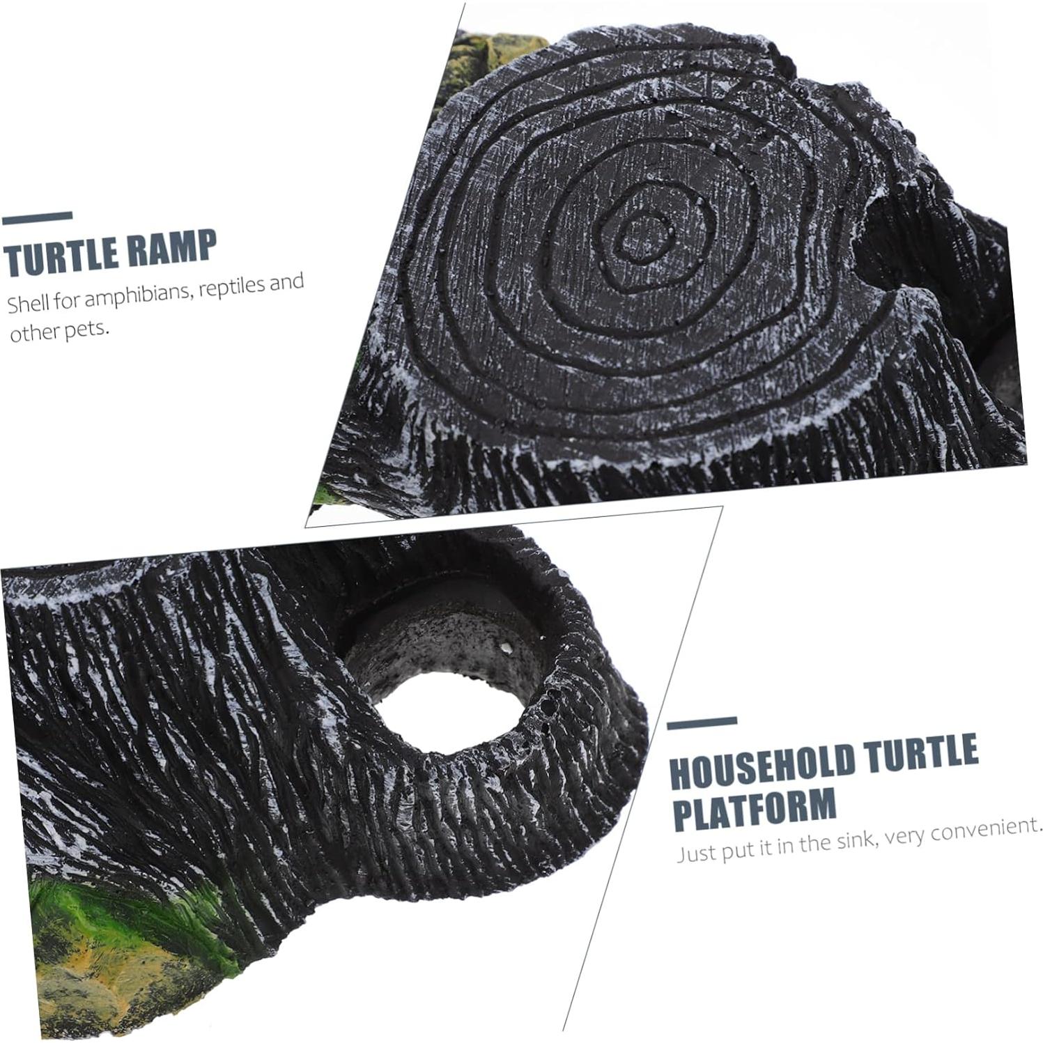Plataforma para Tortugas BESPORTBLE 21.5x14 cm Resistente al Desgaste