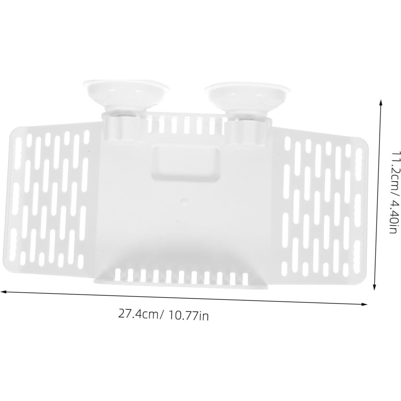Plataforma de Sol para Tortugas MERRYHAPY 27.4x11.2cm Blanca