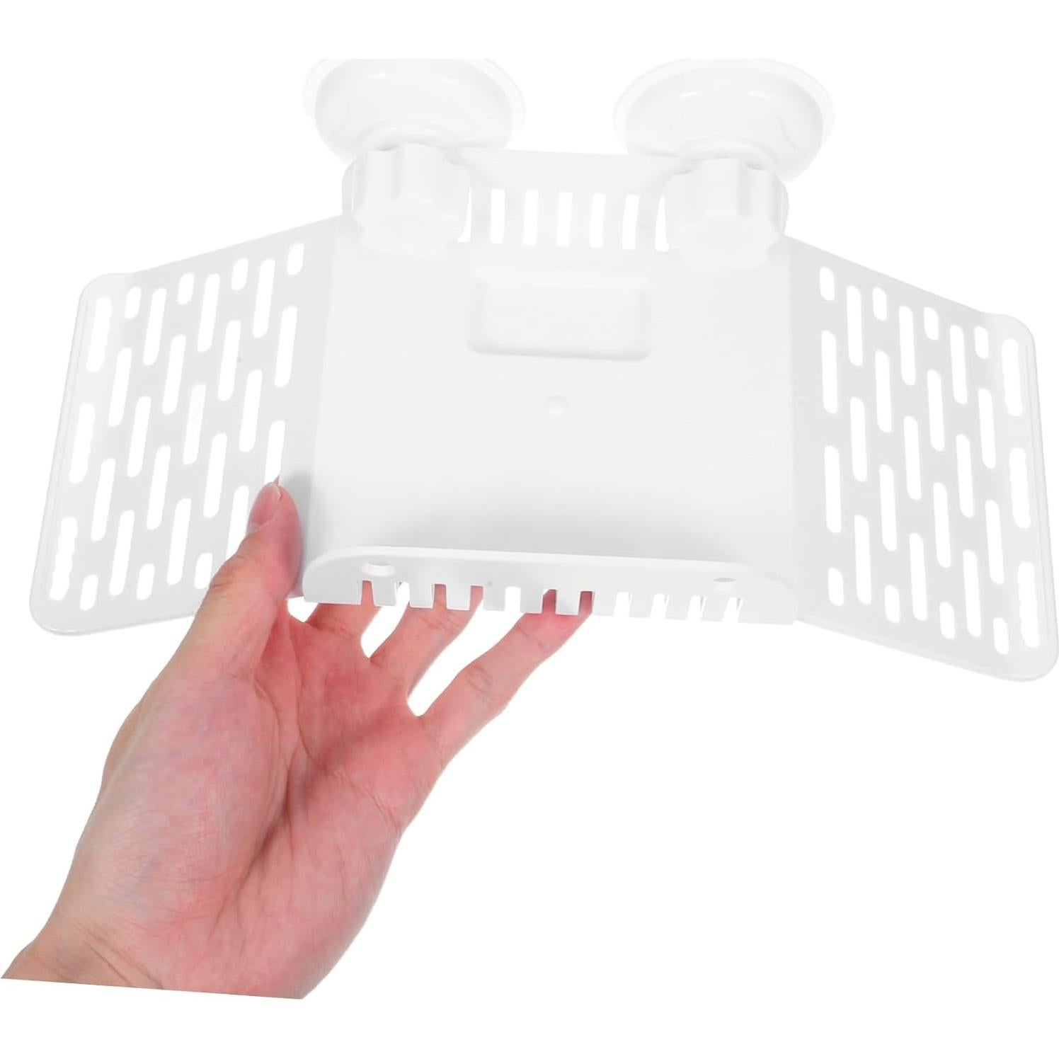 Plataforma de Sol para Tortugas MERRYHAPY 27.4x11.2cm Blanca