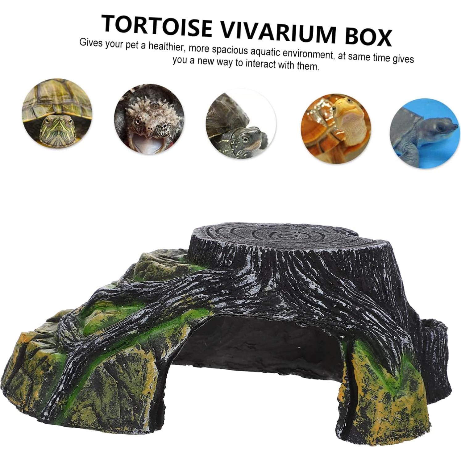 Plataforma de Tortuga UKCOCO con Rampa Escalable 21.5x14cm